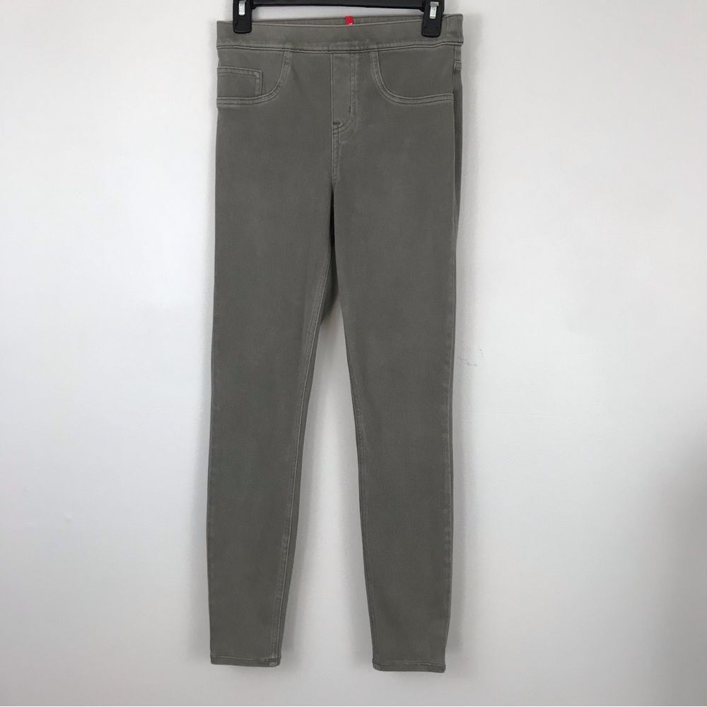 SPANX Gray Faux Pocket Jegging Jeans Legging Pants Bottoms Sz Small Womens